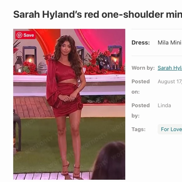 For Love and Lemons Mila Mini Dress NWT Size S - Picture 2 of 7